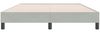 vidaXL Boxspringbett ohne Matratze Hellgrau 160x220 cm Samt 3315879 Bild 5