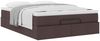 vidaXL Ottoman-Bett mit Matratze Dunkelbraun 140x190 cm Stoff 3311109 Bild 5