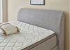 Boxspringbett Kawai / BX2380 Kurt, Stoff, Silber, 128 x 106 x 216 cm Bild 4