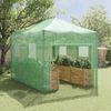 vidaXL Gewächshaus mit Pop-up-Rahmen Grün 280 x 410 x 315 cm Eisen 42006642 Bild 3