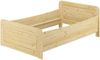 Erst-Holz Seniorenbett extra hoch 120x220 Einzelbett Rollrost Matratze Holzbett Massivholz 60. 42-12-220 M Bild 5