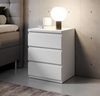 Nachtkommode >Olli< in Weiß - 45x61x38cm (BxHxT) Bild 2