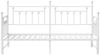 vidaXL Tagesbettrahmen Weiß 75 x 190 cm Stahl 42002677 Bild 5