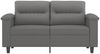 vidaXL 2-Sitzer-Sofa Dunkelgrau 120 cm Mikrofasergewebe 359557 Bild 3