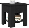 vidaXL Couchtisch Schwarz Eichen-Optik 40 x 40 x 42 cm Holzwerkstoff 862712 Bild 3
