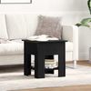 vidaXL Couchtisch Schwarz Eichen-Optik 40 x 40 x 42 cm Holzwerkstoff 862712 Bild 4