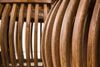 KAWOLA Couchtisch LANI Set 2-tlg. Mangoholz braun Fuß gewölbt 40 x 78 x 78 cm Bild 2