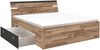 Bettanlage >Isobel< in Montana Oak - 185x97x205cm (BxHxT) Bild 3