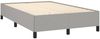 vidaXL Boxspringbett mit Matratze Hellgrau 120x190 cm Stoff 3269888 Bild 4