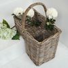 Treppen-Pflanzkorb VERONA natural ca. 43cm Treppenkorb Kubu Grey Blumenkorb Bild 2