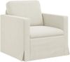 vidaXL Sofa Set 2 pcs Creme 138 x 78 x 80 cm Samt 3407514 Bild 4