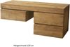 Badmöbel Set Mark Teak Massivholz - Breite vom Unterschrank: 90 cm - Breite vom Spiegel: 120 cm - Anzahl der Hängeschränke: ohne Hängeschrank - Handtuchhalter: ohne Handtuchhalter Bild 5