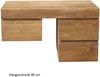 Badmöbel Set Mark Teak Massivholz - Breite vom Unterschrank: 90 cm - Breite vom Spiegel: 120 cm - Anzahl der Hängeschränke: ohne Hängeschrank - Handtuchhalter: ohne Handtuchhalter Bild 4