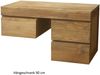 Badmöbel Set Mark Teak Massivholz - Breite vom Unterschrank: 90 cm - Breite vom Spiegel: 120 cm - Anzahl der Hängeschränke: ohne Hängeschrank - Handtuchhalter: ohne Handtuchhalter Bild 2