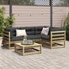 vidaXL 5-tlg. Garten-Sofagarnitur Kiefernholz Imprägniert 3299422 Bild 3