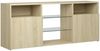 vidaXL TV-Schrank mit LED-Leuchten Sonoma-Eiche 120x30x50 cm 804304 Bild 3