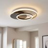 LED Deckenleuchte, grau, champagner, L 38 cm Bild 3
