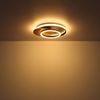 LED Deckenleuchte, grau, champagner, L 38 cm Bild 4