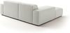 KAWOLA Sofa RANI Ecksofa Feincord silber Recamiere links 71 x 189 x 228 cm Bild 5