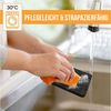 wortek Getränkeuntersetzer Filz-Untersetzer Eckig für Gläser 10er Set + Box, Zubehör für Tisch & Gläser, Set, 10-tlg, waschbare Getränke Glasuntersetzer Gläser, Tischuntersetzer Filz 10 cm Bild 2