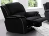 Vente-unique - HERNANI Sessel StoffStoff Schwarz - B 96 cm x H 99 cm x L 100 cm Bild 4