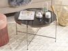 Couchtisch Glas schwarz / silber ⌀ 63 cm LUCEA Bild 3