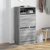 vidaXL Schuhschrank Grau Sonoma 60x34x116 cm Holzwerkstoff 840020 Bild 3