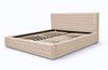 MOEBLO Polsterbett Chesterfield 11 (Doppelbett mit Bettkasten und Lattenrost, elegantes Stauraumbett mit gepolstertem Chesterfield-Kopfteil, samtweicher Manila/Trinity Velours, komfortables Doppelbett mit viel Stauraum, mit Bettkasten und Lattenrost), ... Bild 2