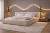 MOEBLO Polsterbett Bett 08 aus Samt (Modernes Doppelbett mit eleganter Kopfteilpolsterung, stabilem Rahmenbettgestell und großzügigem Stauraum – 180x200 cm Komfortables Stauraumbett für stilvolle Schlafzimmer - 180x200 cm, - Eleganz und Funktionalität ... Bild 3