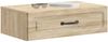 vidaXL Wandmontierter Beistelltisch Sonoma-Eiche 59 x 34,5 x 17 cm 899337 Bild 2