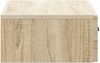 vidaXL Wandmontierter Beistelltisch Sonoma-Eiche 59 x 34,5 x 17 cm 899337 Bild 5