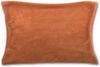 Kissenhülle Kuschel 40x60cm Kissenbezug Dekokissen Auswahl: terracotta - ochre mit Füllung Bild 3