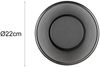 Dimmbare LED Wandleuchte CELESTE Glasschirm Chrom, Ø 22cm Bild 4