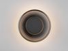 Dimmbare LED Wandleuchte CELESTE Glasschirm Chrom, Ø 22cm Bild 5