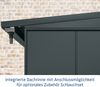 Hörmann Ecostar Metall Kaminholzregal Elegant Typ 1, 123 x 103 cm, anthrazit, 123 x 103 x 198 cm (T x B x H) Bild 5