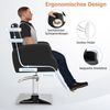 Friseurstuhl mit Kopfstütze & Rückenlehne & Hydraulikpumpe Höhenverstellbarer Salonstuhl Bild 4