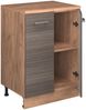 Küchenschrank für Dachschrägen R-Line Edelgrau 60 cm ohne Schräge mit 2 Türen Vicco Bild 3
