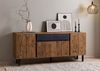 Sideboard Sheesham 185x40x77 natur unbehandelt LICHTENBERG #116 Bild 3