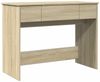 vidaXL Schminktisch mit Spiegel Sonoma-Eiche 100x45x76 cm 840697 Bild 2