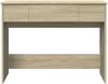 vidaXL Schminktisch mit Spiegel Sonoma-Eiche 100x45x76 cm 840697 Bild 5