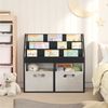 vidaXL Kinderregal Schwarz 72,5 x 29,5 x 69 cm Holzwerkstoff 892380 Bild 4