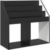 vidaXL Kinderregal Schwarz 72,5 x 29,5 x 69 cm Holzwerkstoff 892380 Bild 2