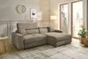 Ecksofa Auszug elektrisch USB-C Kopflehne verstellbar Couch Cord Braun Taupe Bild 3