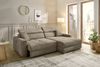 Ecksofa Auszug elektrisch USB-C Kopflehne verstellbar Couch Cord Braun Taupe Bild 5