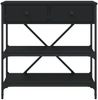 Konsolentisch, Beistelltisch, Konsole Schwarz 75x34,5x75 cm Holzwerkstoff Bild 5