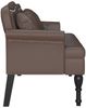 vidaXL Chesterfield Bank Braun 120,5 x 65 x 75 cm Kunstleder 42019281 Bild 5