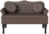 vidaXL Chesterfield Bank Braun 120,5 x 65 x 75 cm Kunstleder 42019281 Bild 4