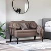 vidaXL Chesterfield Bank Braun 120,5 x 65 x 75 cm Kunstleder 42019281 Bild 3