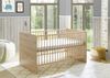Babyzimmer-Komplettset >Birta< (3-teilig) Artisan Eiche / Salbei, Schrank, Wickelkommode, Babybett Bild 4
