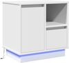 vidaXL Nachttisch mit Schubladen Weiß 50 x 34,5 x 50 cm Holzwerkstoff 869578 Bild 2